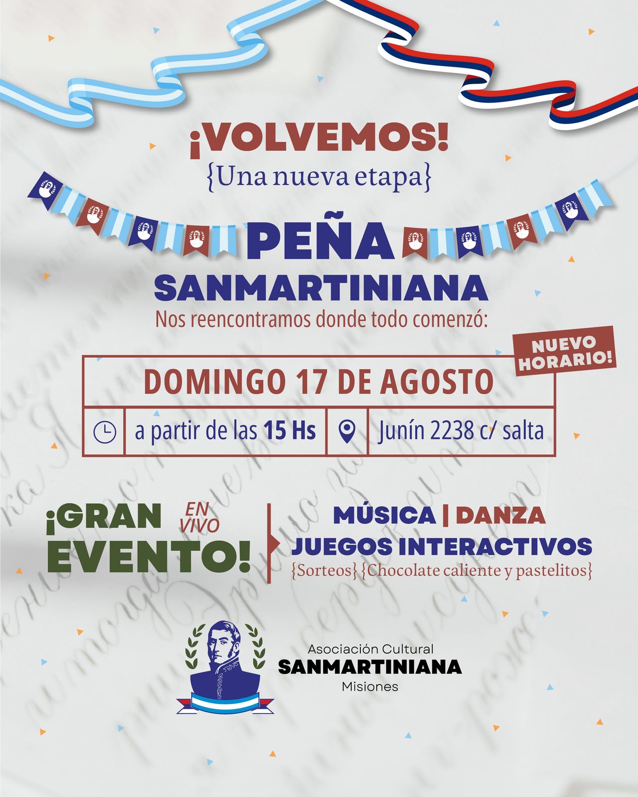 La Sanmartiniana vuelve este domingo con su histórica Peña y se posiciona como nuevo epicentro cultural de la provincia 3 La Sanmartiniana vuelve este domingo con su histórica Peña y se posiciona como nuevo epicentro cultural de la provincia imagen-2