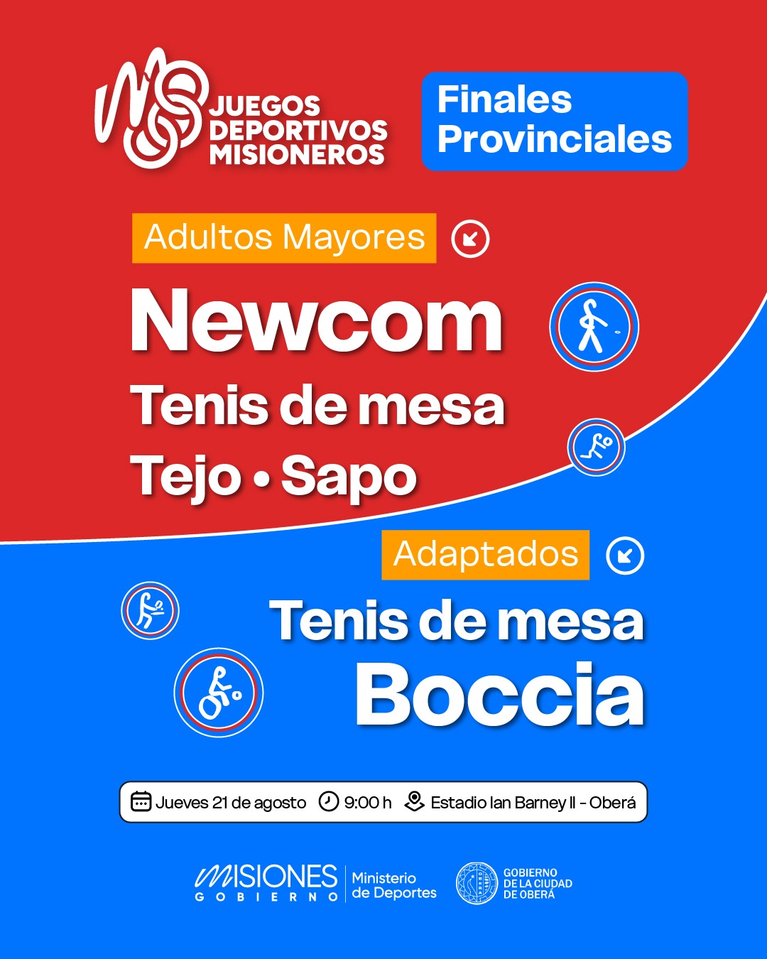 Juegos Deportivos Misioneros: continúan las finales provinciales imagen-8