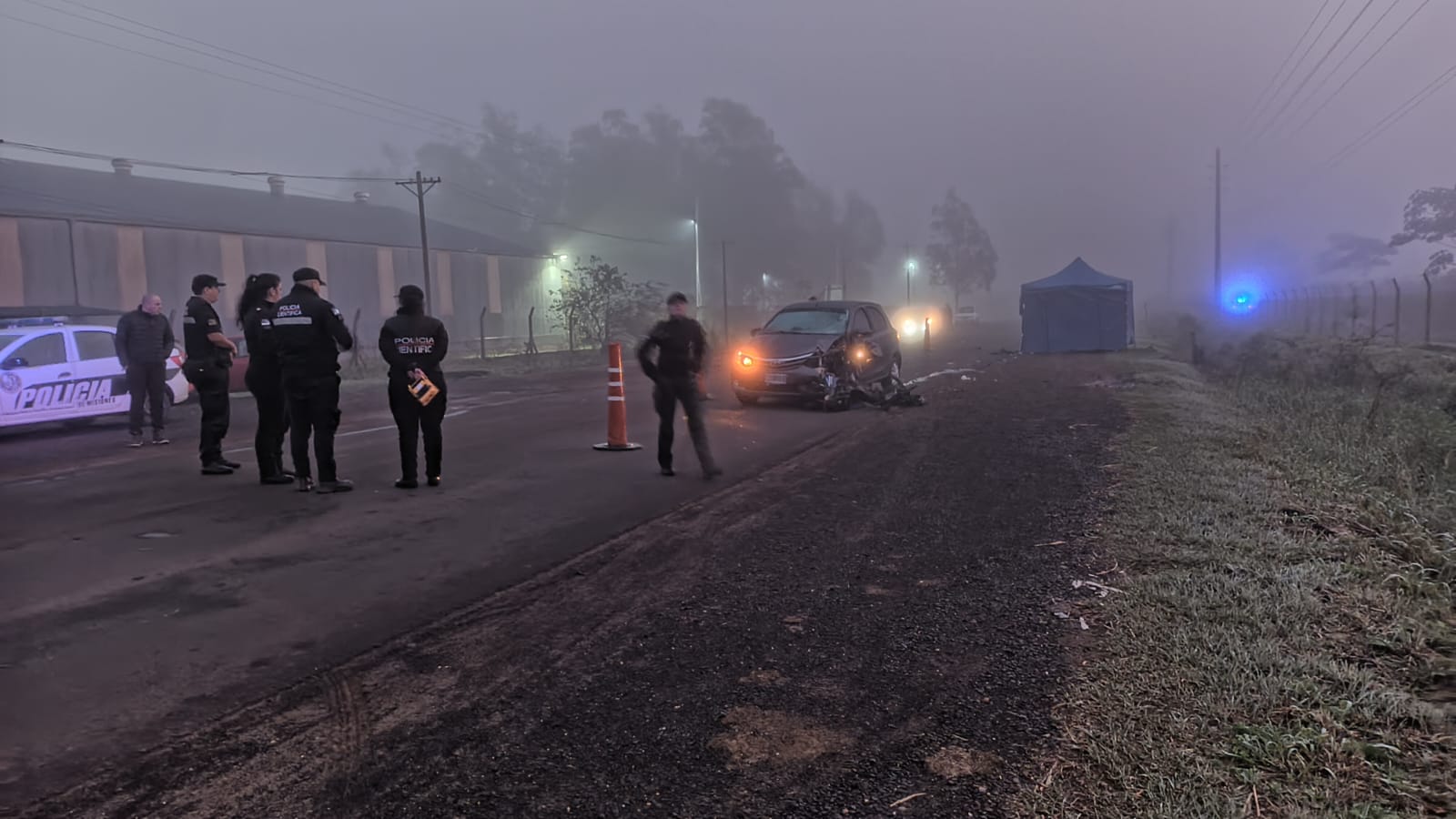 Siniestro fatal entre un auto y una motocicleta en Posadas 3 Siniestro fatal entre un auto y una motocicleta en Posadas imagen-2