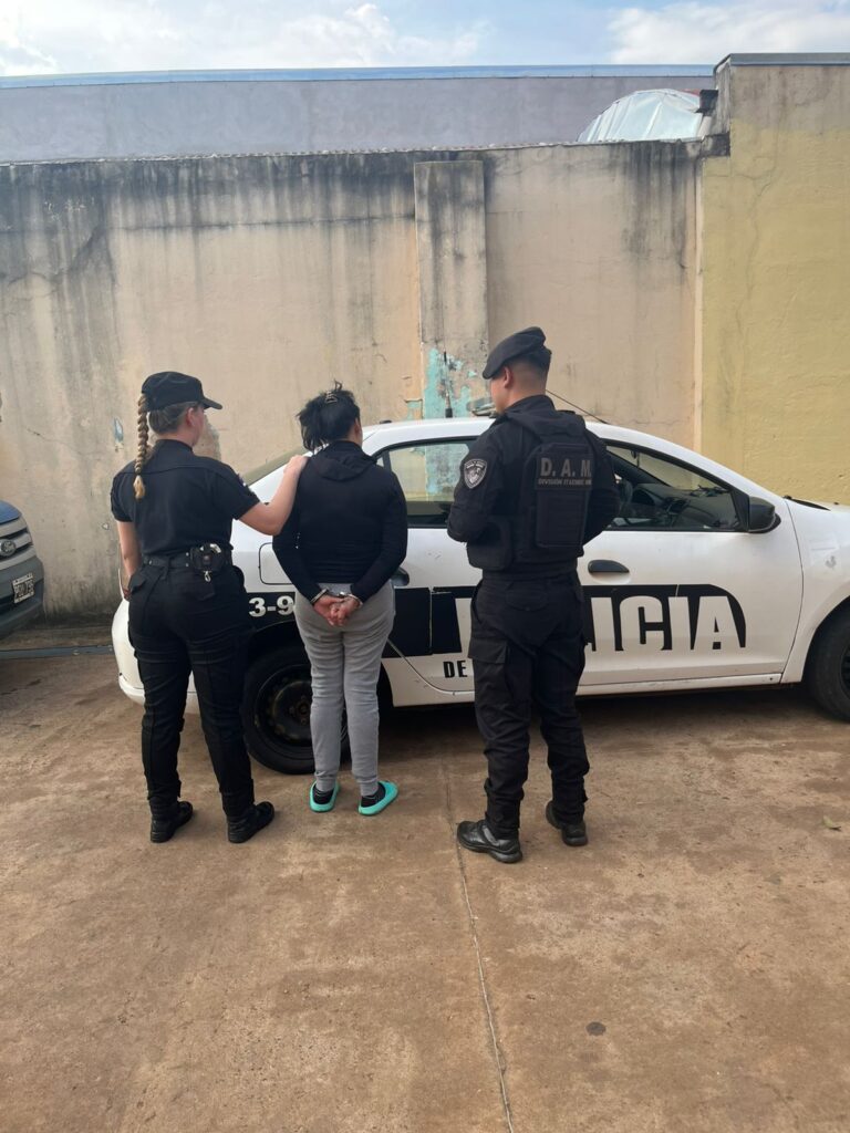 Posadas: detuvieron a una mujer que intentó agredir con un cuchillo a su casero Posadas: detuvieron a una mujer que intentó agredir con un cuchillo a su casero imagen-1