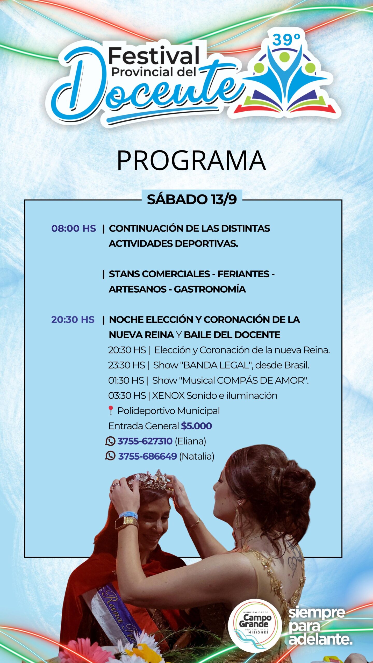 Campo Grande invita a la 39na edición del Festival Provincial del Docente imagen-8