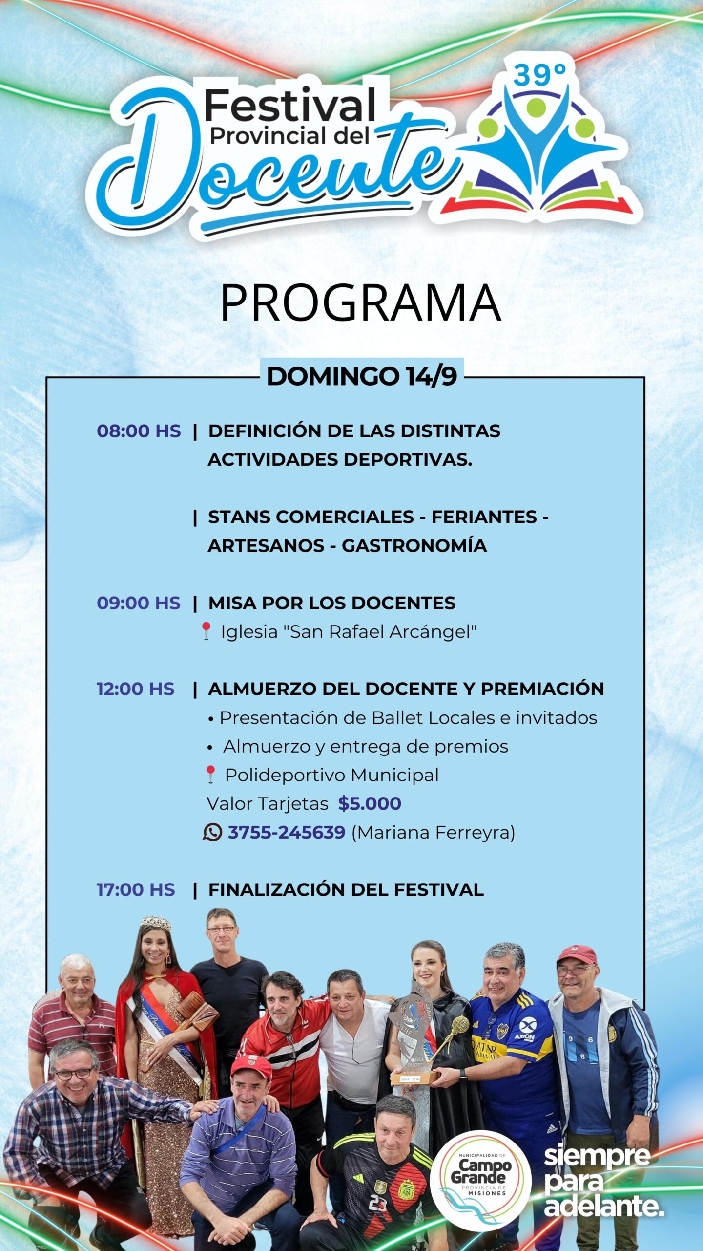 Campo Grande invita a la 39na edición del Festival Provincial del Docente imagen-10