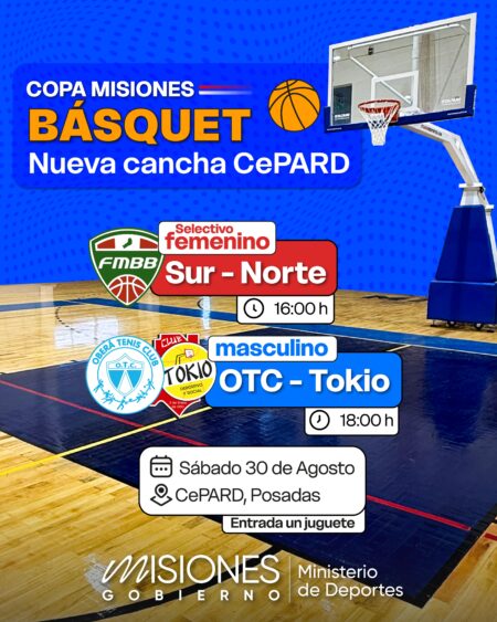 Se habilita la nueva cancha de básquet del CePARD imagen-3