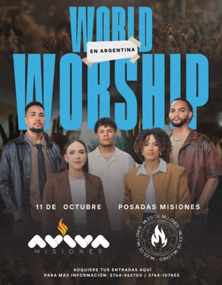 World Worship: desde República Dominicana en octubre llega a Misiones "una experiencia sobrenatural de alabanza y adoración" imagen-9