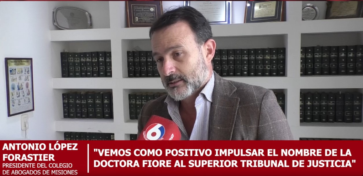 Colegio de Abogados destaca postulación de Fiore para el STJ y dice que al Poder Judicial de Misiones le hace falta "más jueces, más informática y menos empleados" imagen-2
