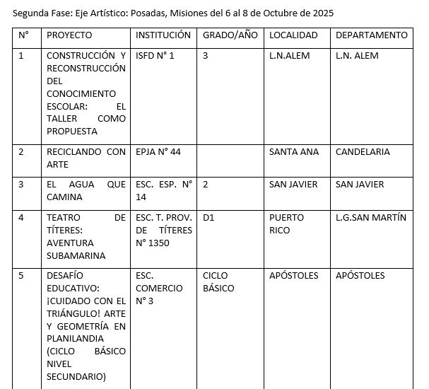 Misiones tiene sus representantes para la Feria Nacional de Ciencias 2025 imagen-14