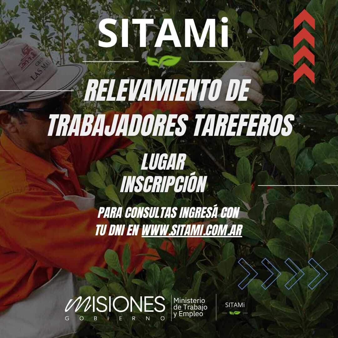 El Ministerio de Trabajo inicia el relevamiento a tareferos en toda la provincia 3 El Ministerio de Trabajo inicia el relevamiento a tareferos en toda la provincia imagen-2