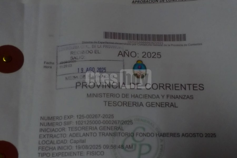 Crisis en Corrientes: el gobernador Valdés solicitó un préstamo de $45 mil millones para poder pagar los sueldos de agosto imagen-2