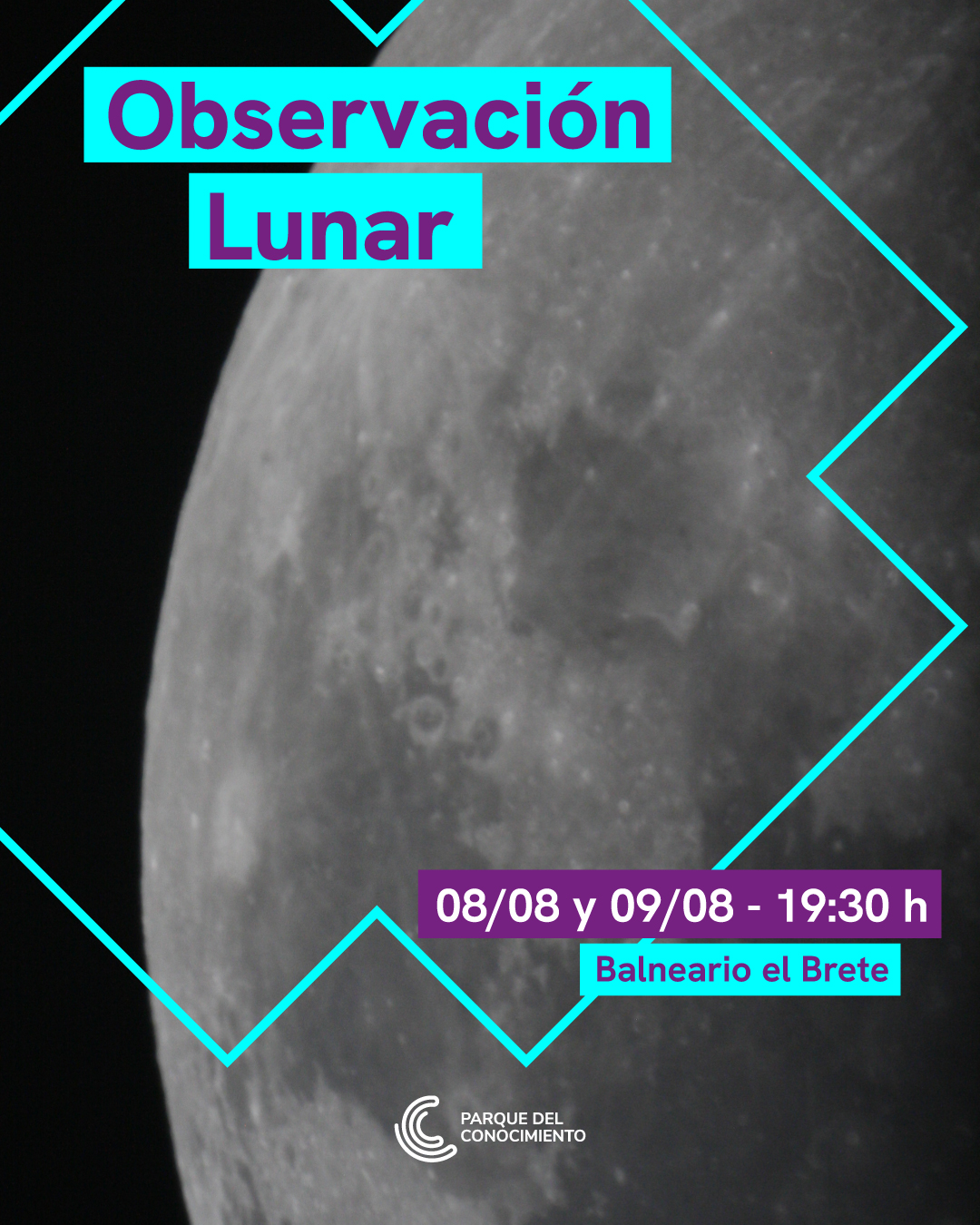 El Observatorio Astronómico del Parque del Conocimiento se traslada al Brete para acercarte a la Luna 3 El Observatorio Astronómico del Parque del Conocimiento se traslada al Brete para acercarte a la Luna imagen-2