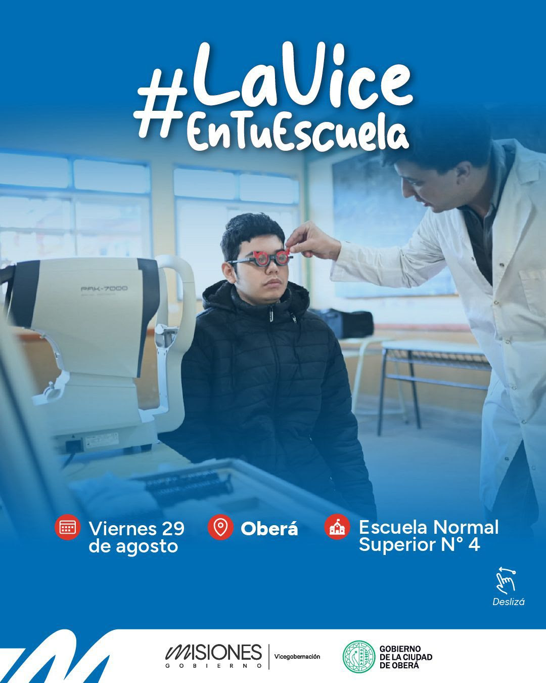 «La Vice en Tu Escuela» llega este viernes en la Escuela Normal de Oberá "La Vice en Tu Escuela" llega este viernes en la Escuela Normal de Oberá imagen-1