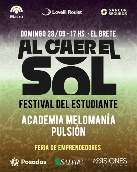 Al Caer el Sol regresa tras la suspensión por lluvia con el Festival del Estudiante en El Brete y un cierre musical a cargo de Pulsión imagen-2