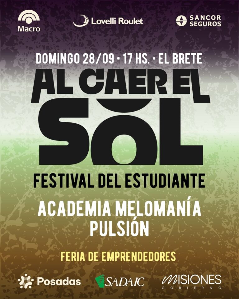 Al Caer el Sol regresa tras la suspensión por lluvia con el Festival del Estudiante en El Brete y un cierre musical a cargo de Pulsión imagen-23