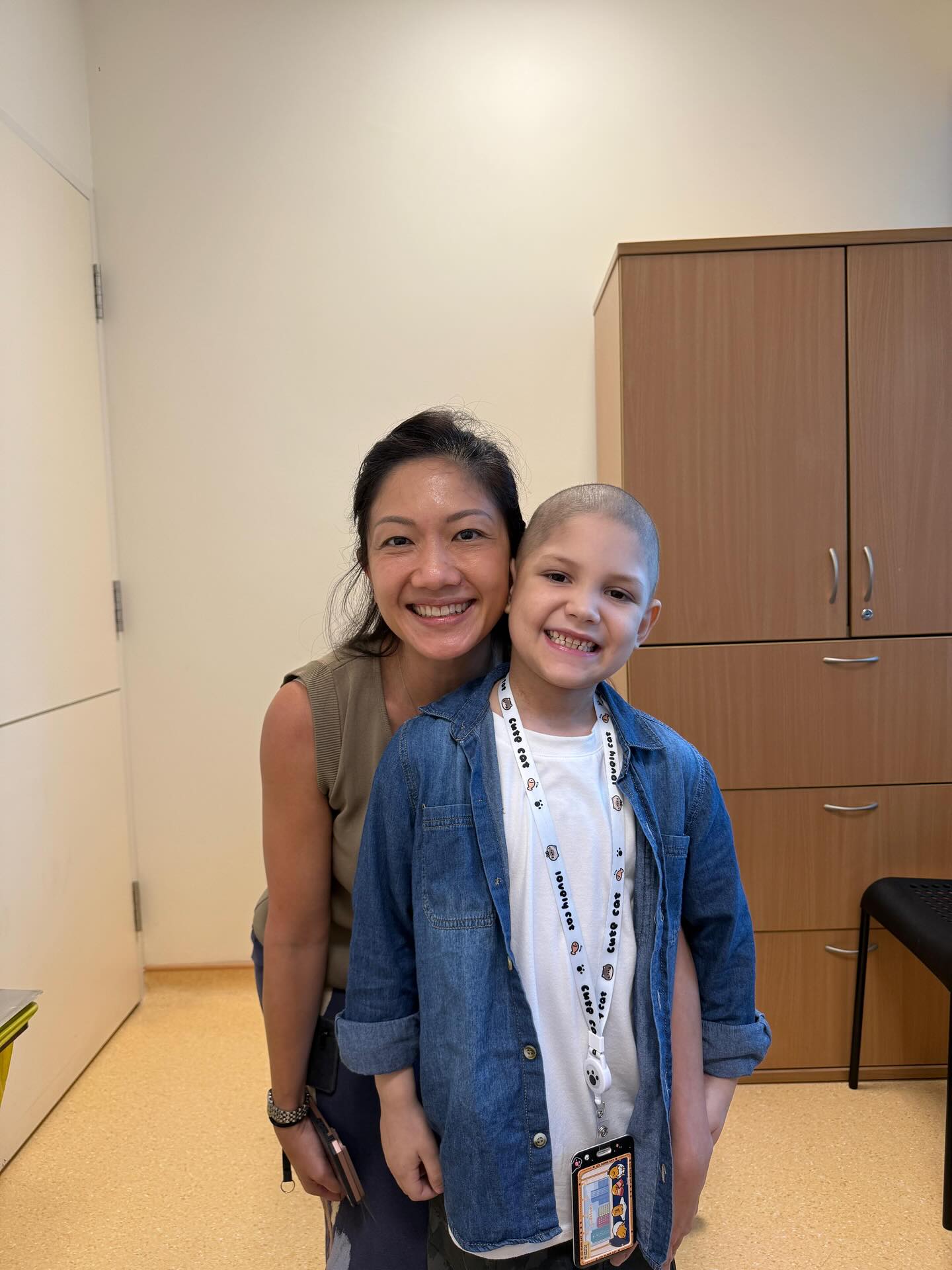 Santino, de regreso a la Argentina tras su tratamiento exitoso contra la leucemia en Singapur imagen-8