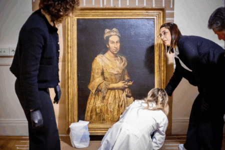 El cuadro robado por el nazismo y encontrado en Mar del Plata quedó alojado en Tribunales, bajo custodia de la Corte Suprema imagen-8