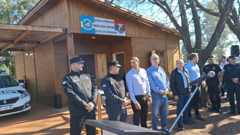 Inauguran una unidad operativa policial en el predio del Mercado Central de Misiones para garantizar tranquilidad al productor y compradores imagen-49