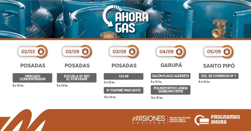 Recorrido del programa "Ahora Gas" durante septiembre en la provincia 5 Recorrido del programa "Ahora Gas" durante septiembre en la provincia imagen-4