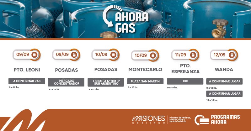 Recorrido del programa "Ahora Gas" durante septiembre en la provincia 7 Recorrido del programa "Ahora Gas" durante septiembre en la provincia imagen-6