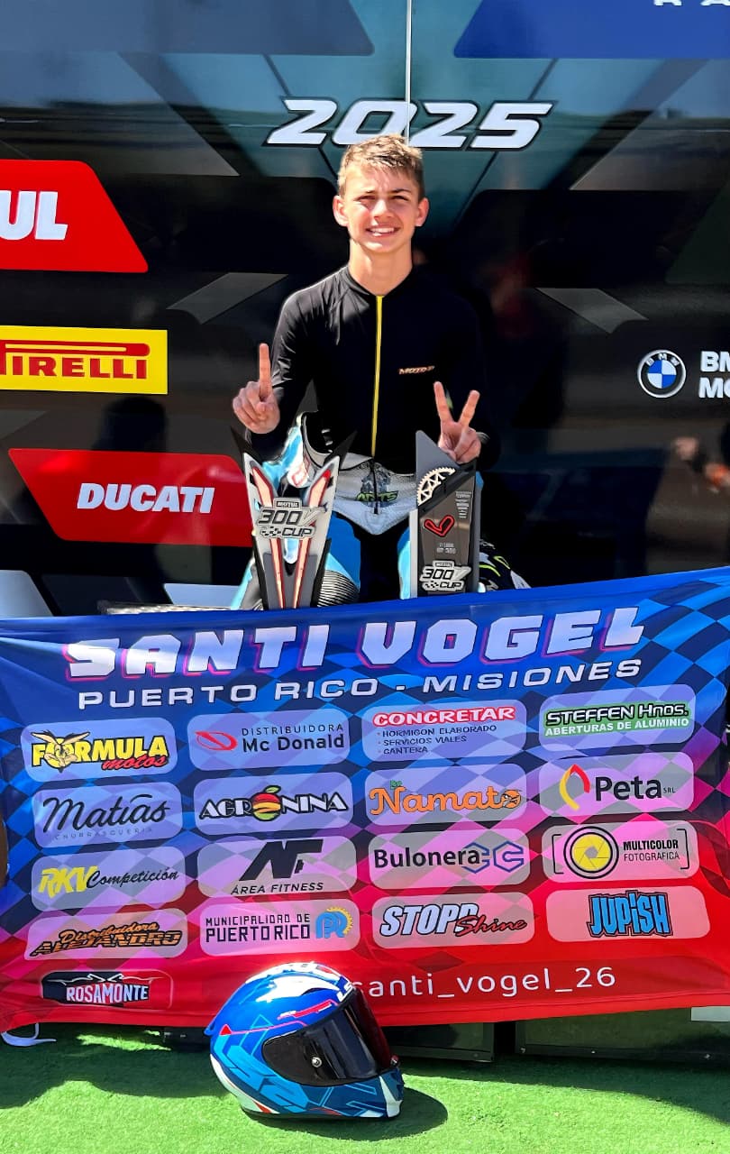 Motociclismo: el misionero Santiago Vogel tuvo un gran debut en Brasil 7 Motociclismo: el misionero Santiago Vogel tuvo un gran debut en Brasil imagen-6