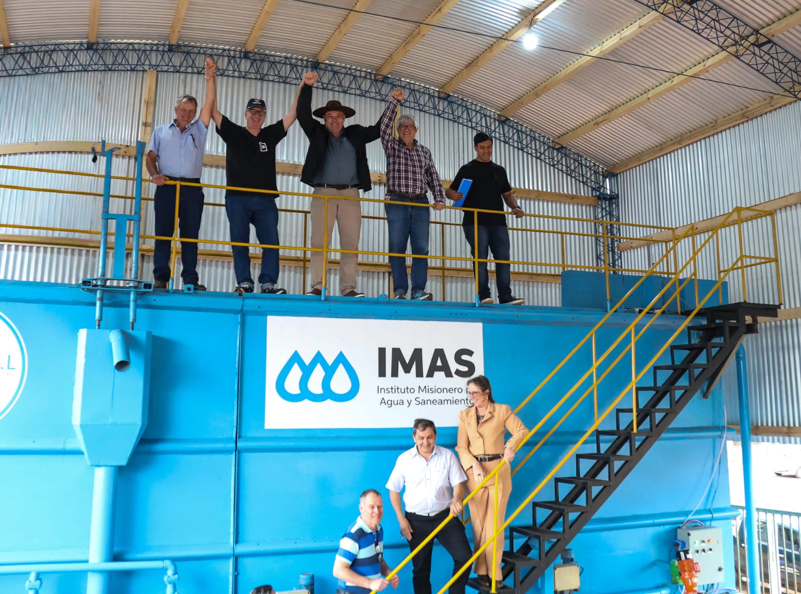 Passalacqua recorrió la nueva planta potabilizadora que mejorará el abastecimiento de agua en Salto Encantado 9 Passalacqua recorrió la nueva planta potabilizadora que mejorará el abastecimiento de agua en Salto Encantado imagen-8