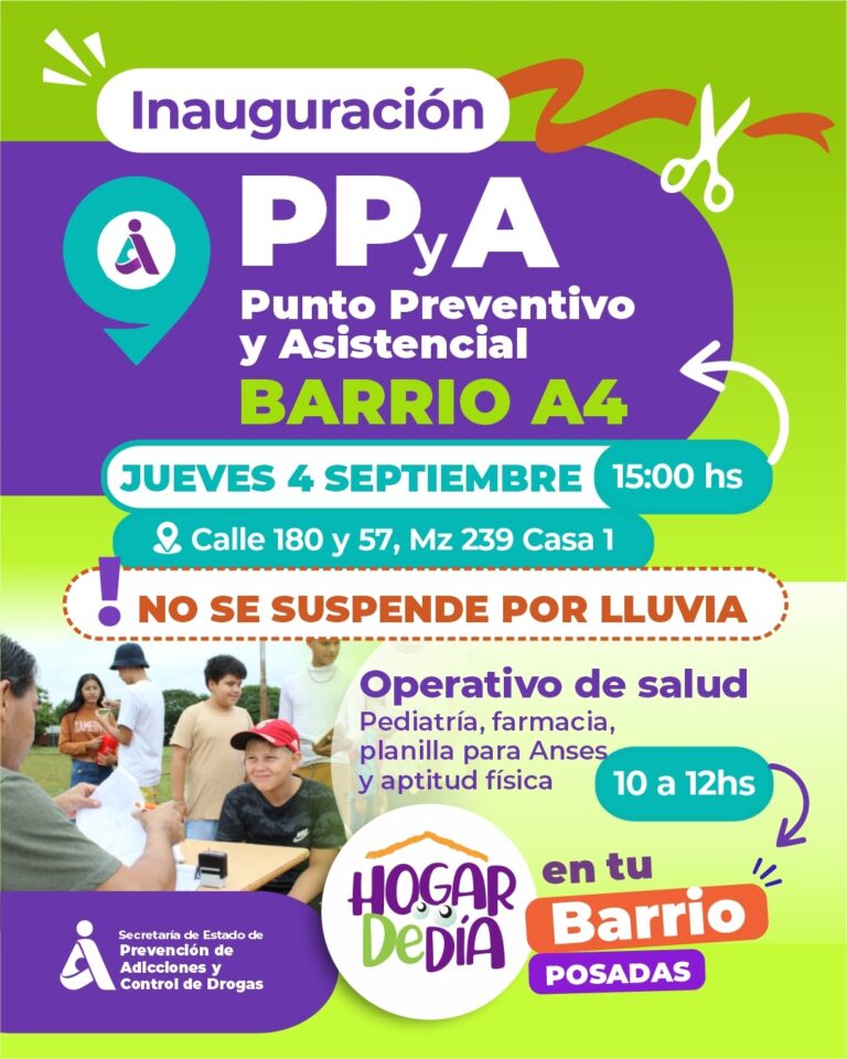 En el barrio A-4 inaugurarán un nuevo Punto Preventivo y Asistencial de consumos problemáticos y adicciones En el barrio A-4 inaugurarán un nuevo Punto Preventivo y Asistencial de consumos problemáticos y adicciones imagen-33