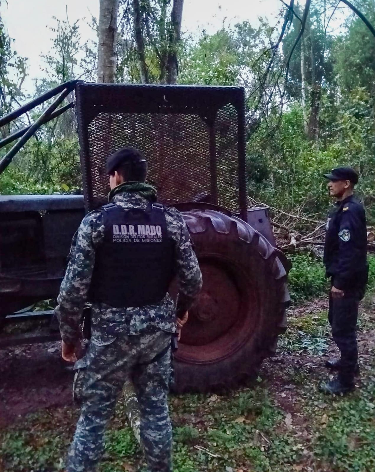 Causa por robo de maquinaria agrícola en Eldorado: recuperaron tractores, maquinaria forestal y detuvieron a dos hombres 5 Causa por robo de maquinaria agrícola en Eldorado: recuperaron tractores, maquinaria forestal y detuvieron a dos hombres imagen-4