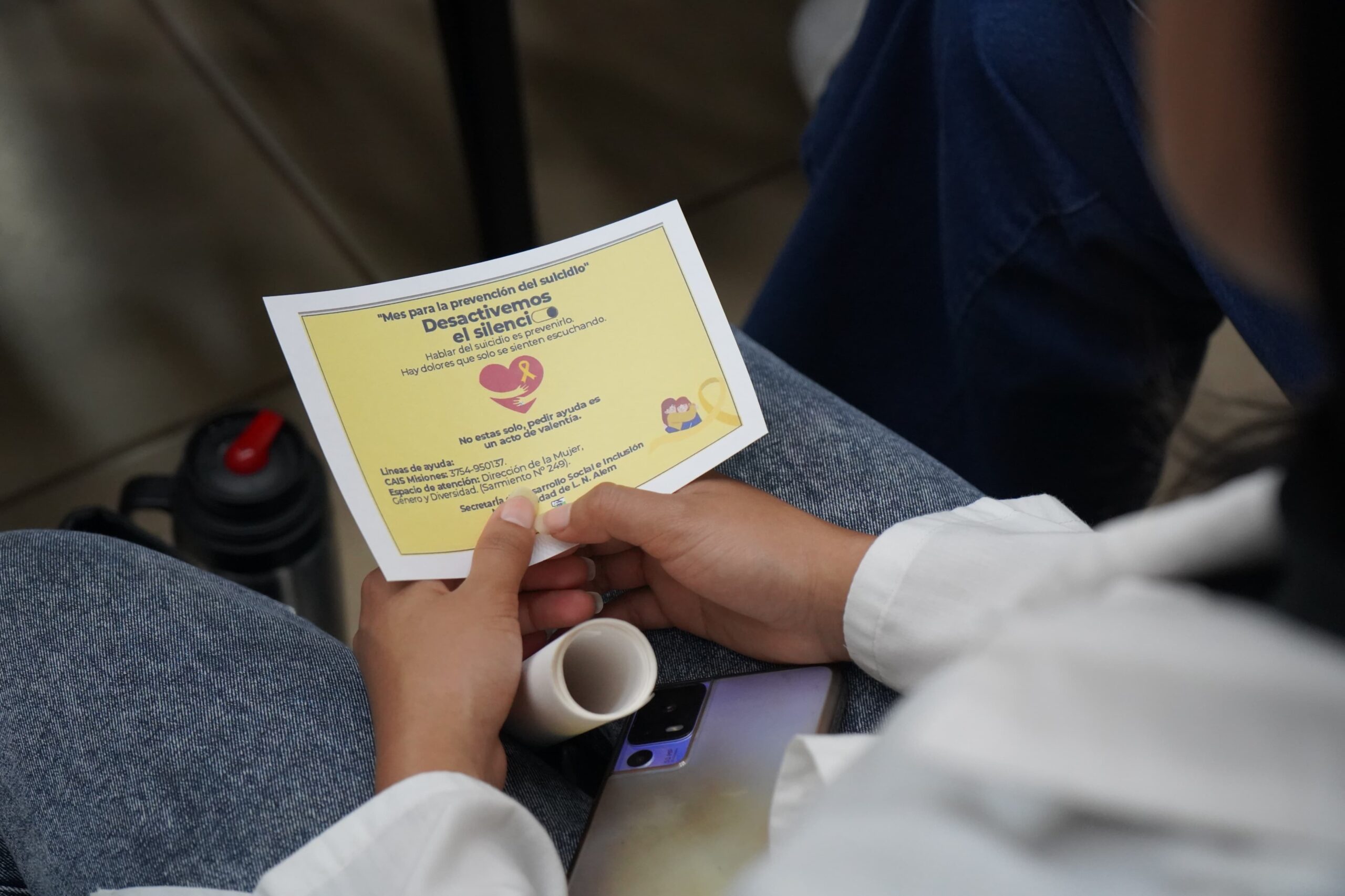 Alem se unió a la reflexión en el Día Mundial de la Prevención del Suicidio 9 Alem se unió a la reflexión en el Día Mundial de la Prevención del Suicidio imagen-8