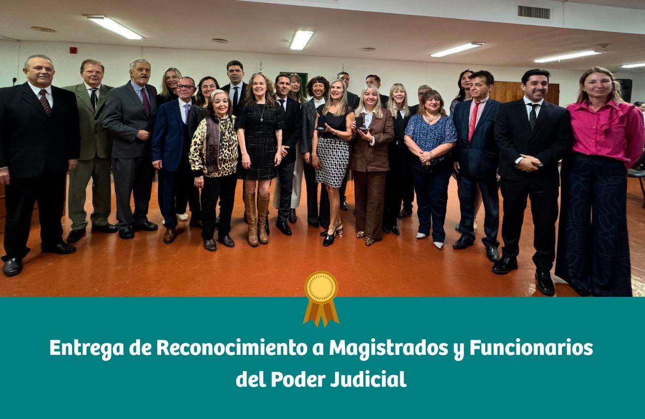 La titular del STJ presidió el acto de entrega de reconocimientos a Magistrados y Funcionarios del Poder Judicial imagen-2