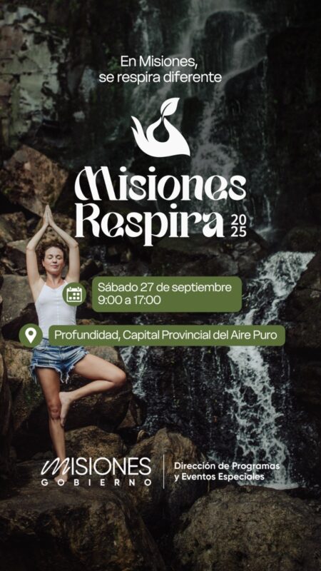 Se viene la primera edición de “Misiones Respira 2025”, un encuentro de salud y bienestar imagen-10