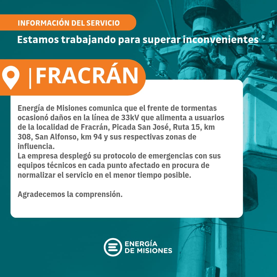 Temporal: provocó voladura de chapas y caída de postes en algunos sectores imagen-18