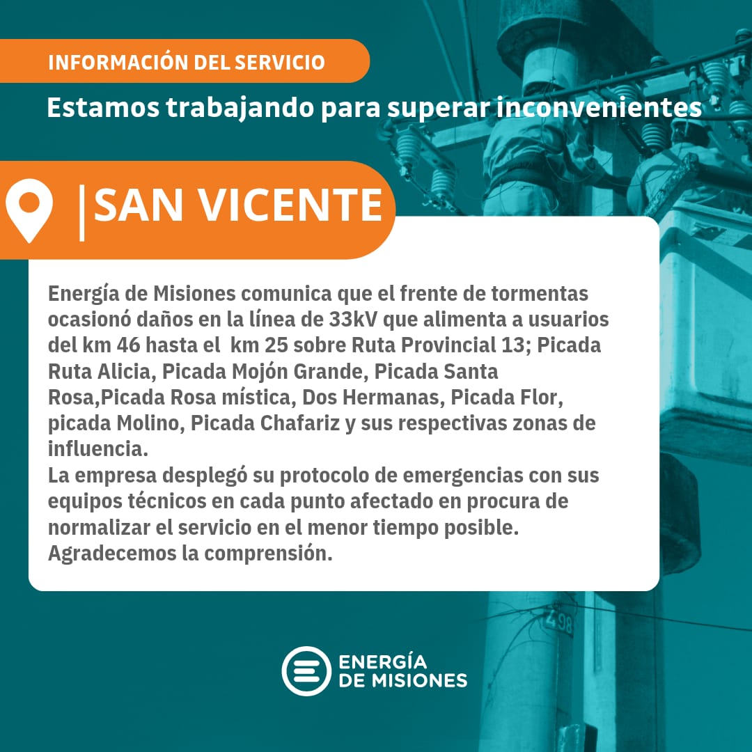 Temporal: provocó voladura de chapas y caída de postes en algunos sectores imagen-16