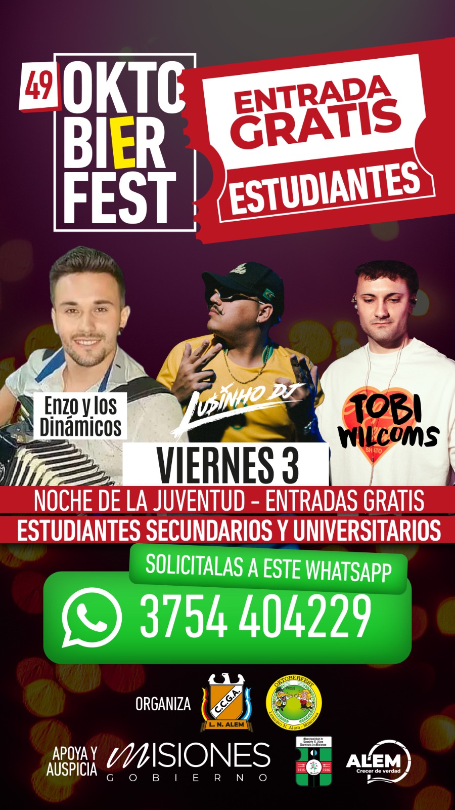 Santa patrona, alegría y belleza se vivirá en el Alem Fest 2025 imagen-4