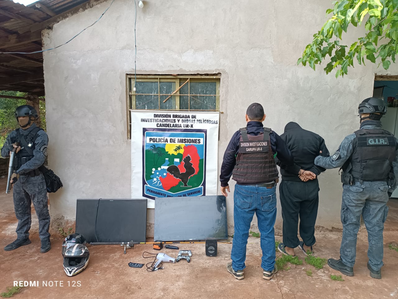 Megaoperativo en Garupá y Candelaria: cinco detenidos, drogas, vehículos adulterados y talleres clandestinos desbaratados imagen-2