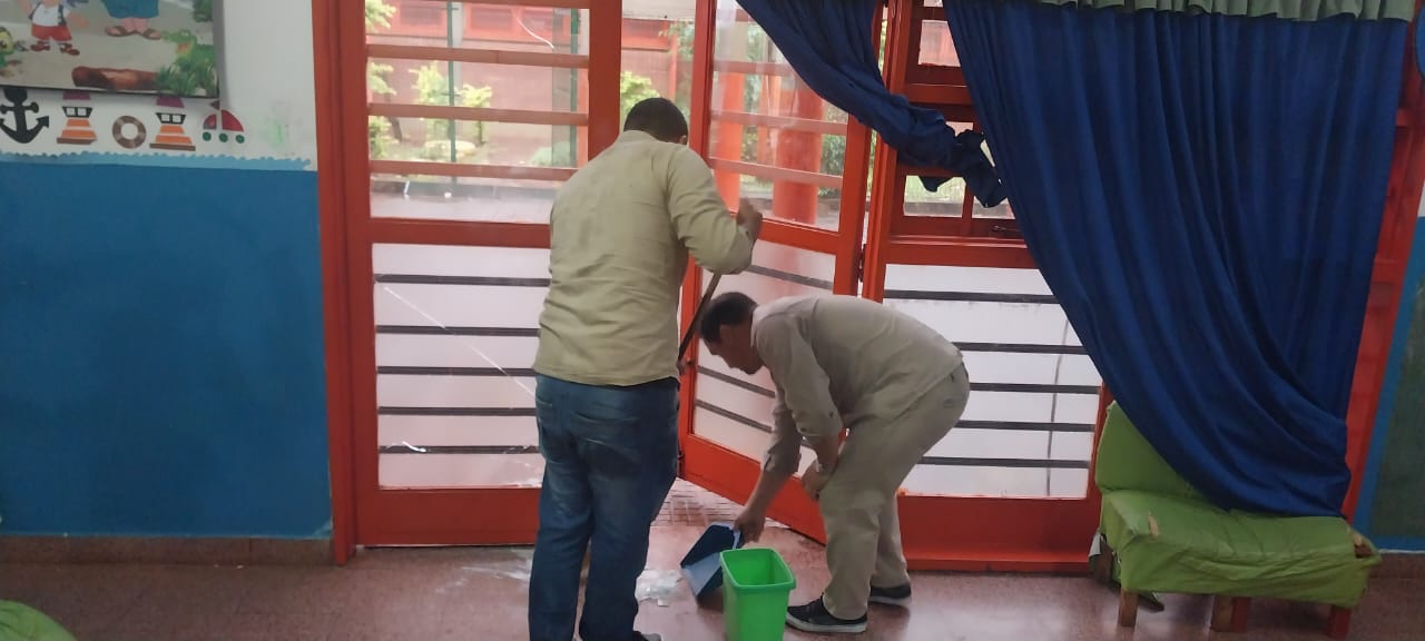 La Policía reparó los daños en el Jardín Maternal “Rayito de Luz” tras el ingreso de un malviviente 9 La Policía reparó los daños en el Jardín Maternal “Rayito de Luz” tras el ingreso de un malviviente imagen-8