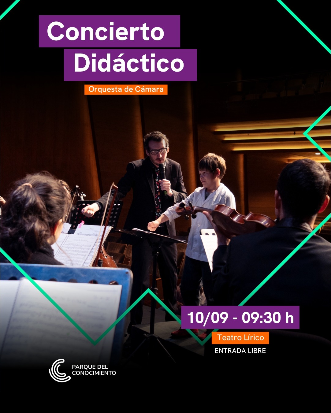 La Orquesta de Cámara del Parque del Conocimiento ofrecerá un Concierto Didáctico para acercar la música clásica a niños y jóvenes 3 La Orquesta de Cámara del Parque del Conocimiento ofrecerá un Concierto Didáctico para acercar la música clásica a niños y jóvenes imagen-2