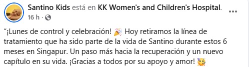 Santino en Singapur: "Ya estamos a un paso de volver a casa" imagen-12