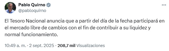 El Gobierno anunció que intervendrá en el mercado de cambios para contener el dólar imagen-2