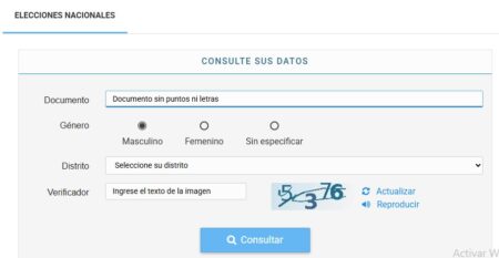 Elecciones 26-O: está disponible el padrón electoral en la página web del Poder Judicial de la Nación imagen-10