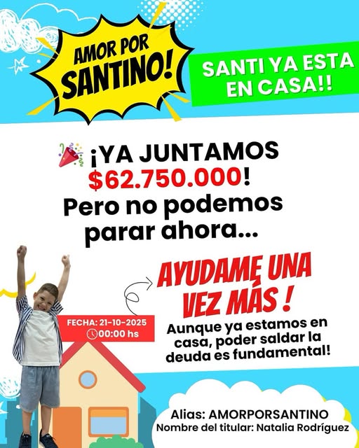 Santino estuvo en el programa de Guido Kackza: "Llegamos a una cifra que todavía no lo podemos creer, $62.750.000" 5 Santino estuvo en el programa de Guido Kackza: "Llegamos a una cifra que todavía no lo podemos creer, $62.750.000" imagen-4