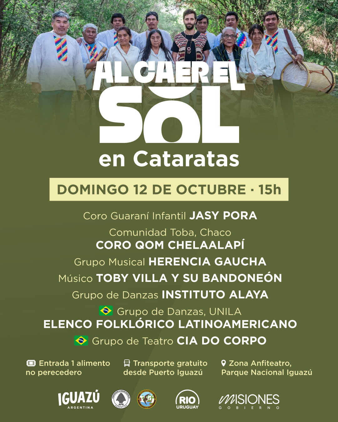 Los cantos ancestrales resonarán en las Cataratas por el Día de la Diversidad Cultural imagen-2