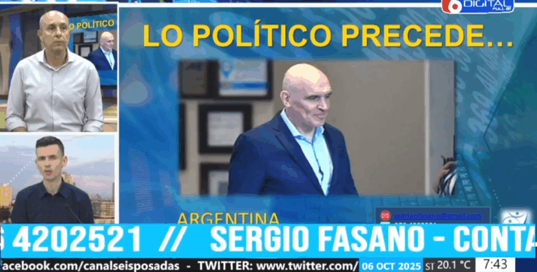 Fasano analizó el impacto de la renuncia de José Luis Espert y advirtió que la falta de diálogo político podría complicar la estabilidad económica imagen-30