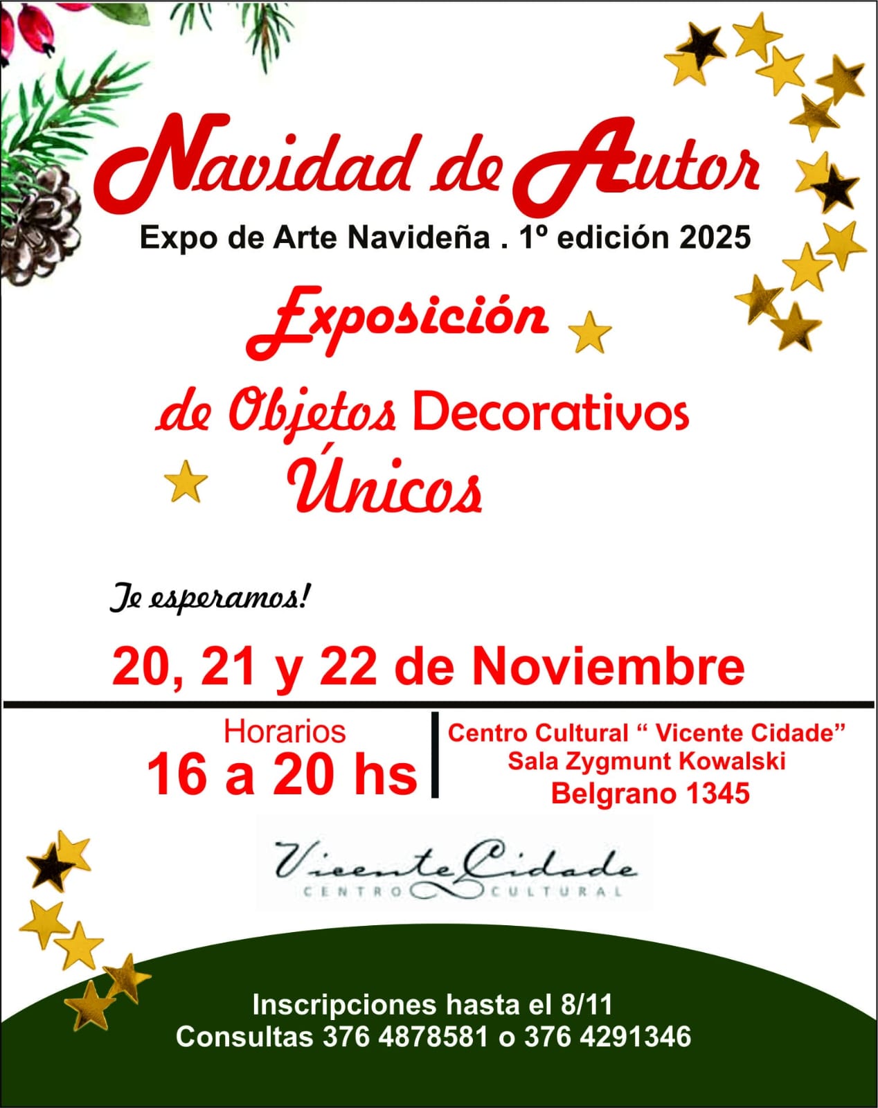 Convocatoria gratuita y abierta para expositores en "Navidad de autor" 3 Convocatoria gratuita y abierta para expositores en "Navidad de autor" imagen-2