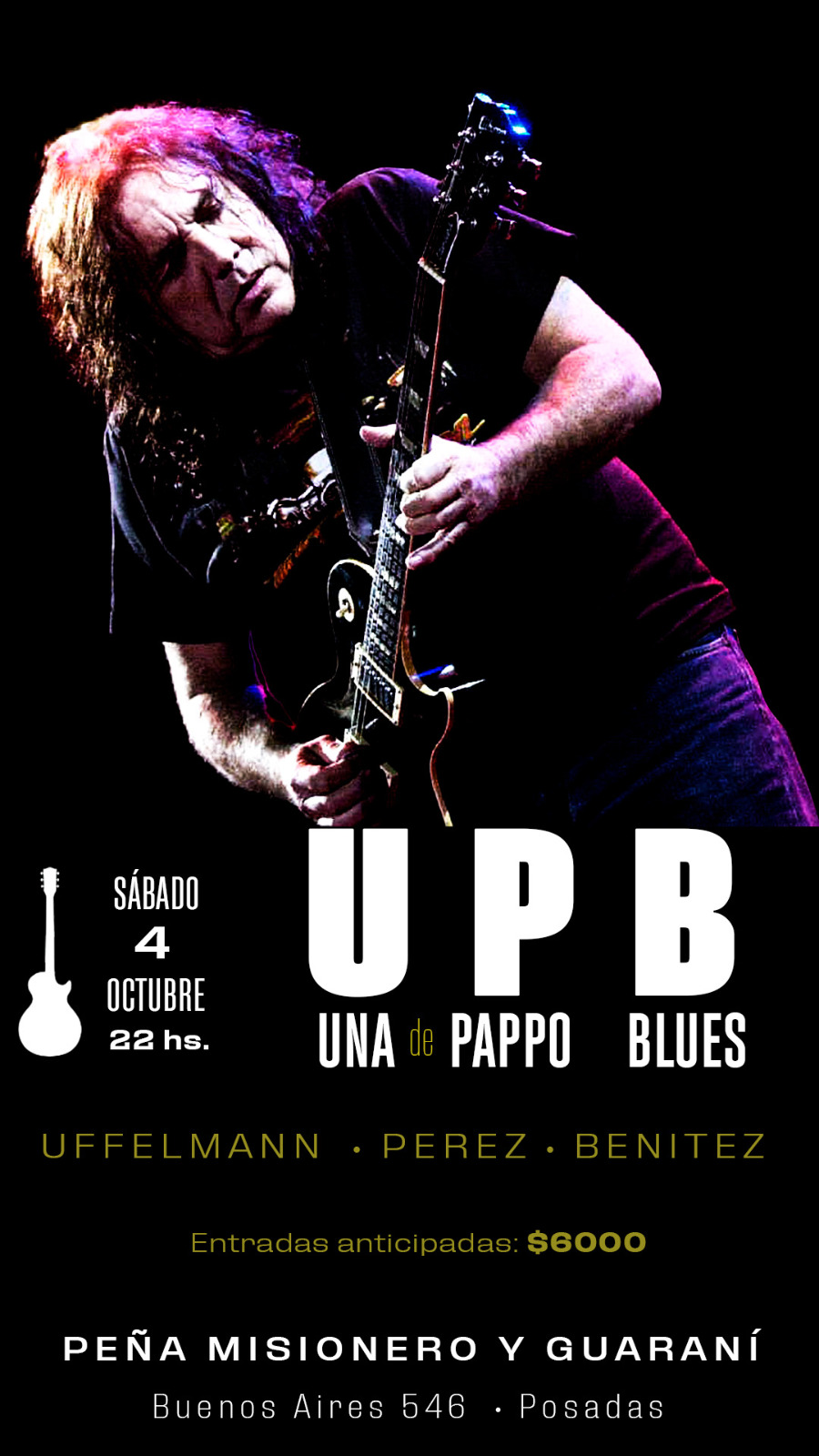 Tributo a Pappo Blues en la Peña Misionero y Guaraní imagen-2