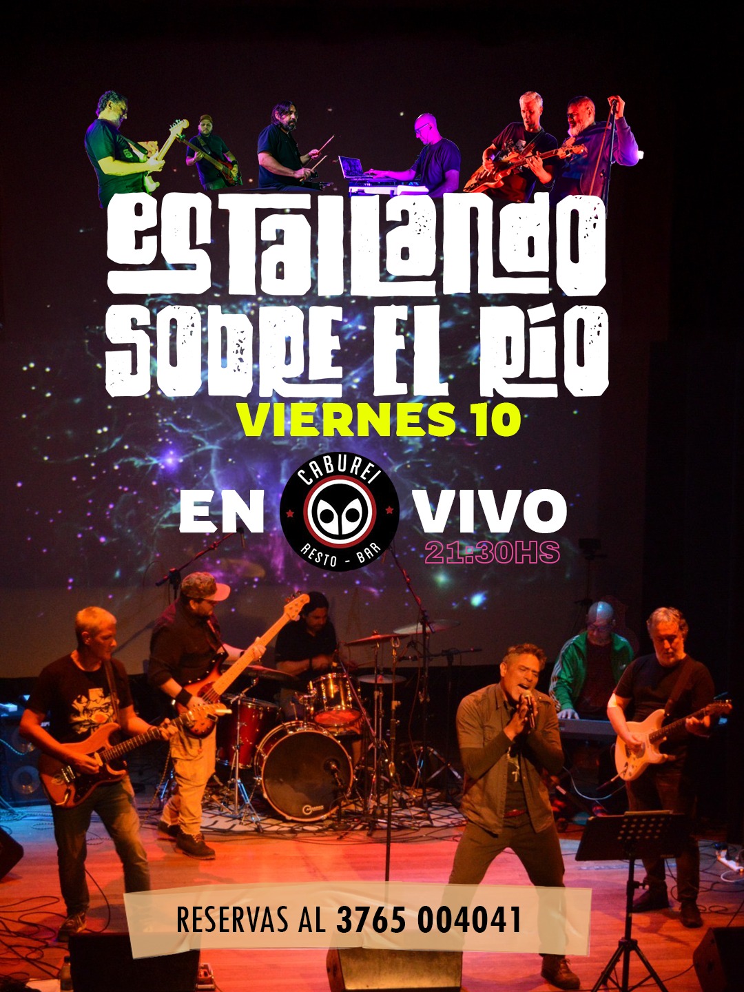 Rock: esta noche toca “Estallando sobre el rio” imagen-4