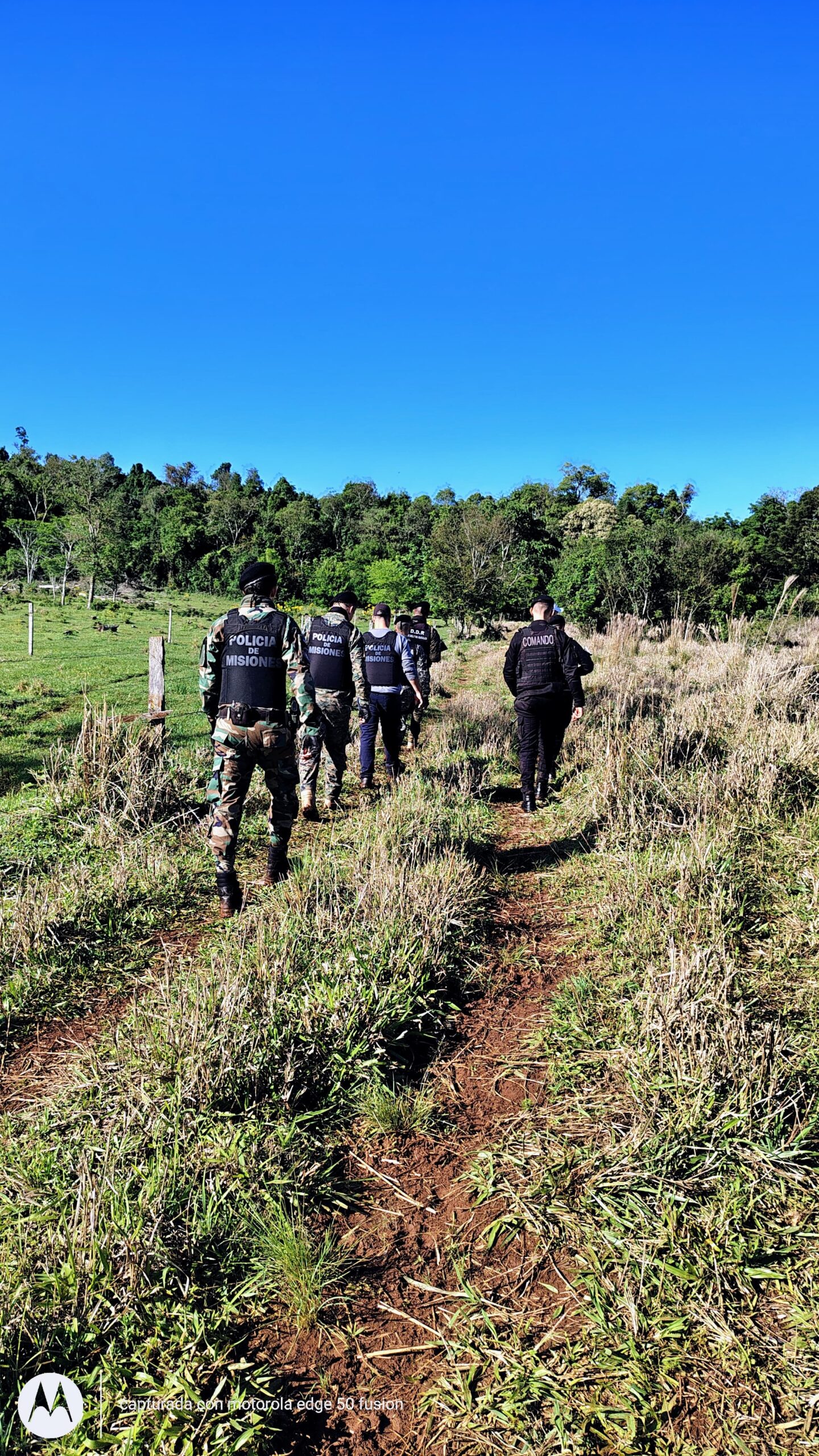 Operativo en el monte: drones policiales detectaron una Hilux robada en Brasil y preparada para el contrabando imagen-10
