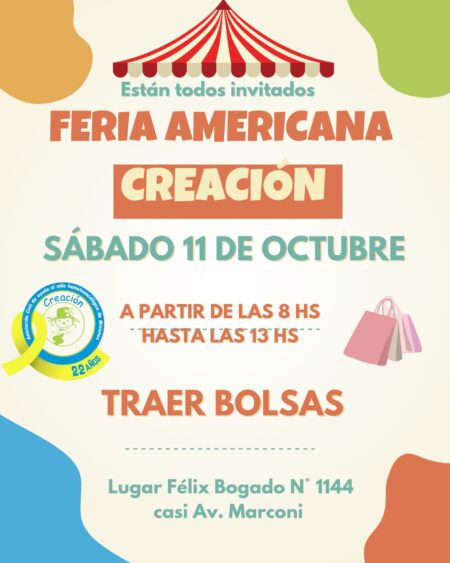 Realizarán Feria Americana para recaudar fondos para la Casita Creación imagen-6