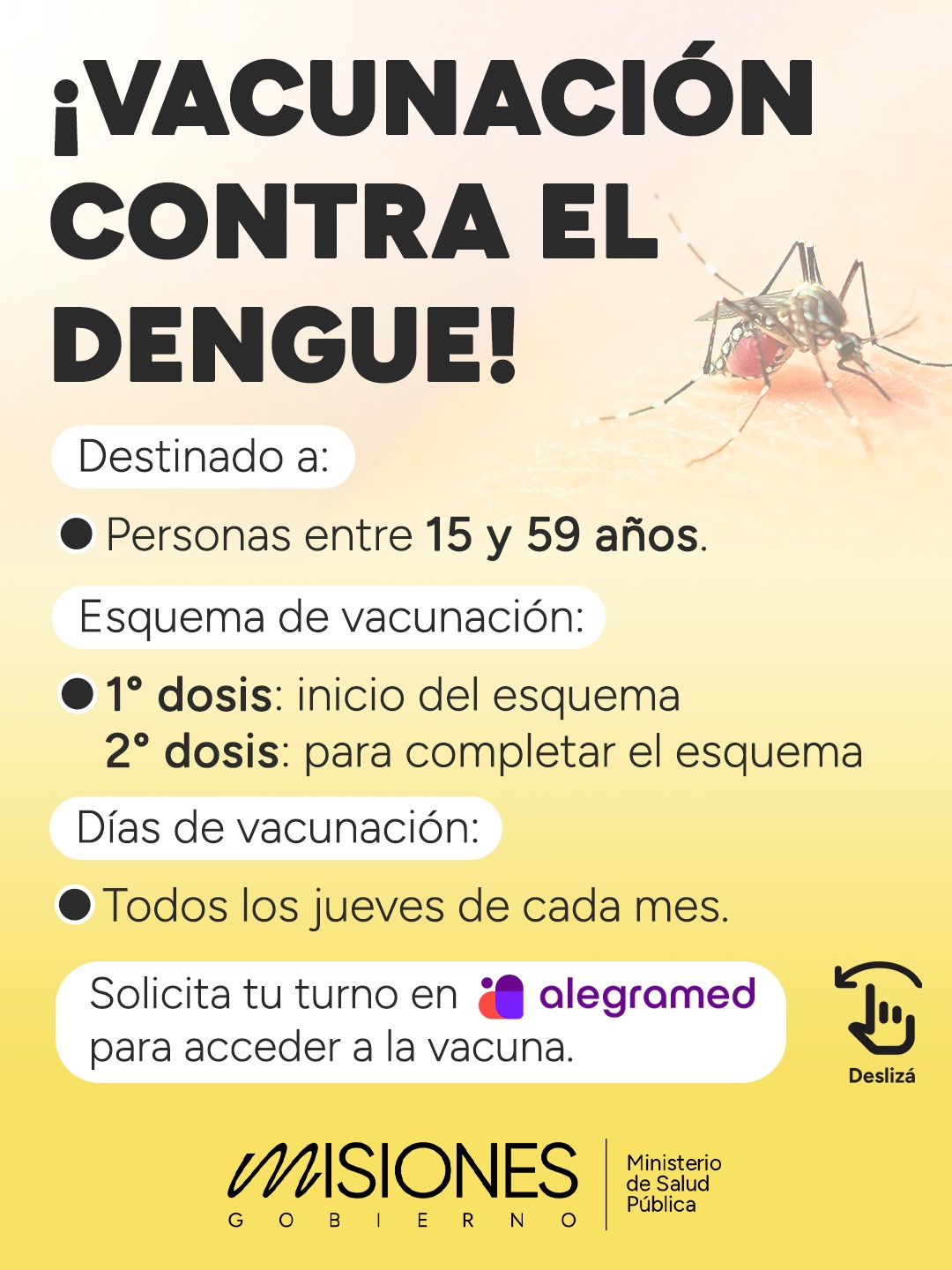 Comenzó una nueva campaña de vacunación contra el dengue imagen-2