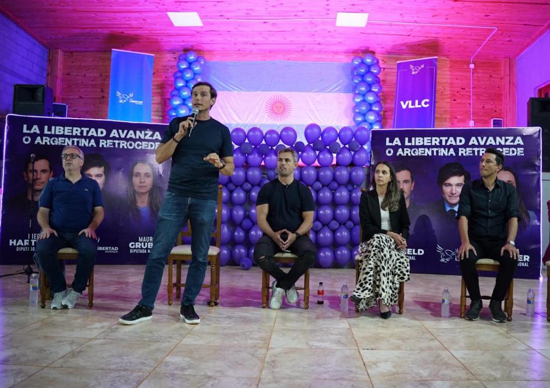 Martín Menem respaldó a la alianza La Libertad Avanza Misiones en el último tramo de la campaña imagen-2