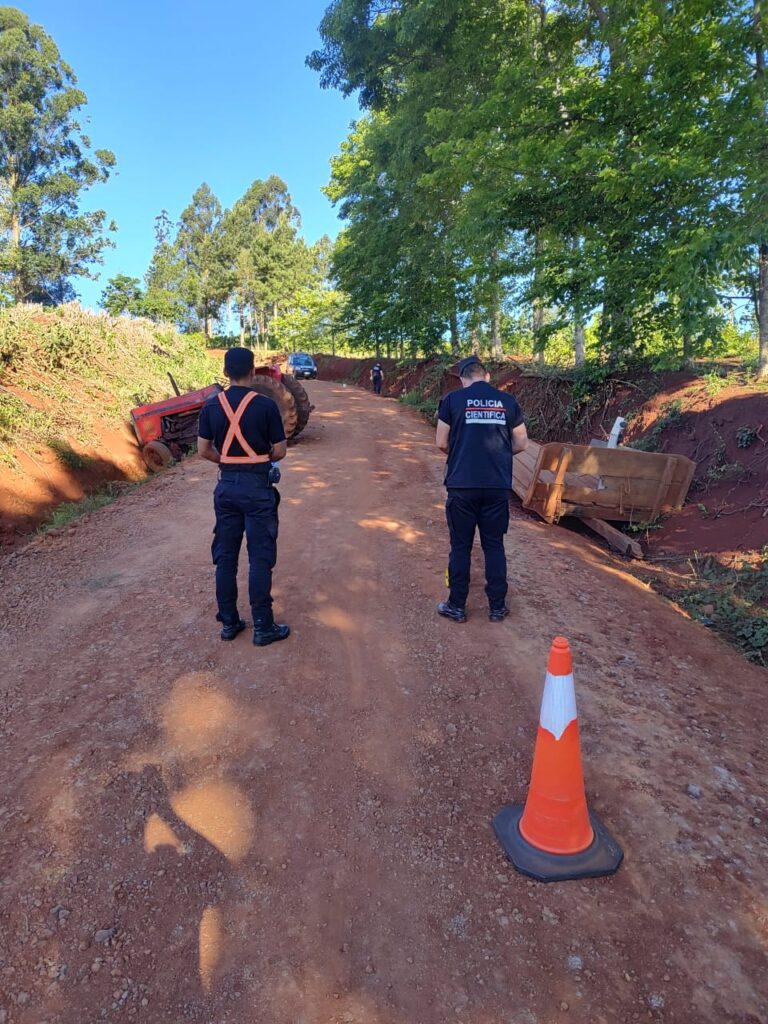 Falleció un hombre tras un accidente con su tractor en El Soberbio imagen-20