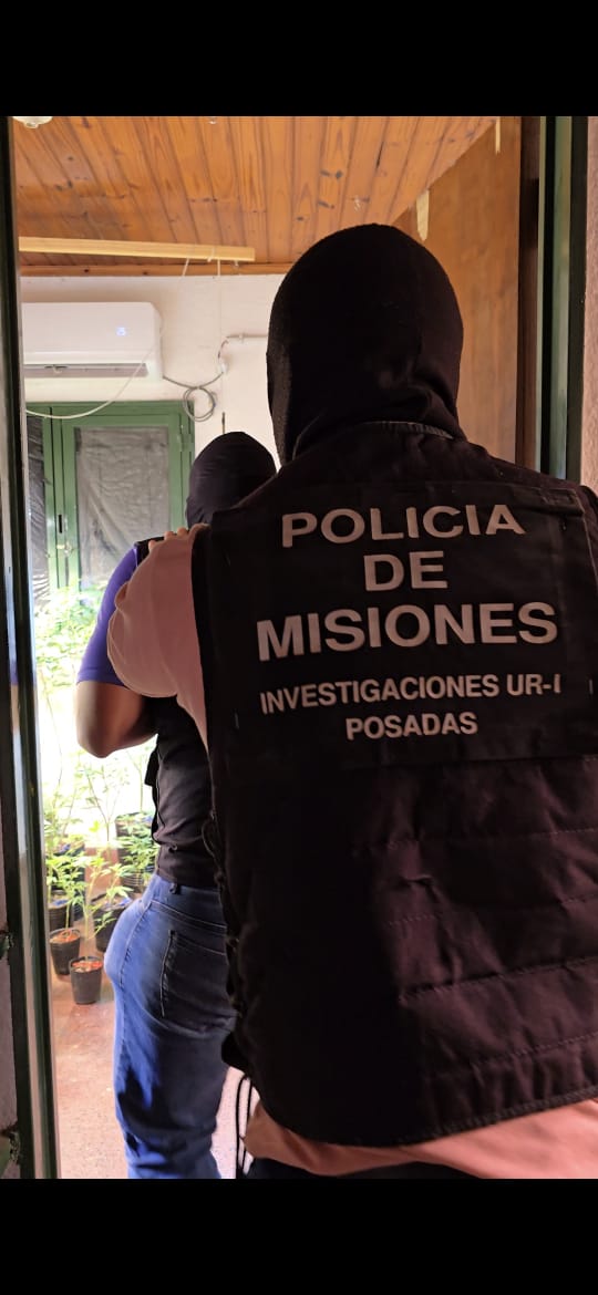 Más de 100 plantas de marihuana, control térmico y una cartera de clientes: así funcionaba un búnker de droga en Posadas 5 Más de 100 plantas de marihuana, control térmico y una cartera de clientes: así funcionaba un búnker de droga en Posadas imagen-4