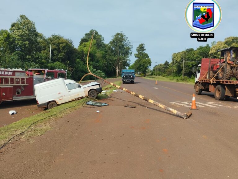 Nueve de Julio: dos personas hospitalizadas tras despiste en la Ruta Provincial N° 17 imagen-29